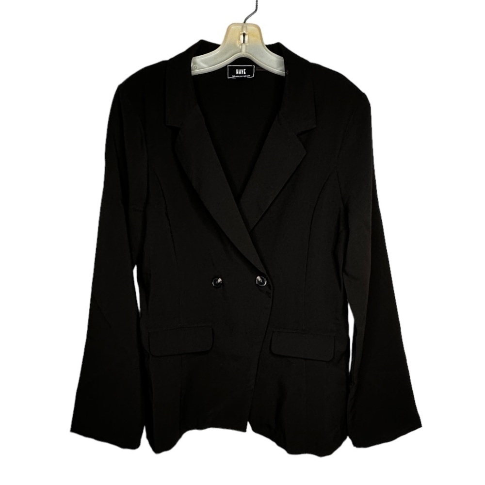 HAVE Black Jacket Blazer‎
